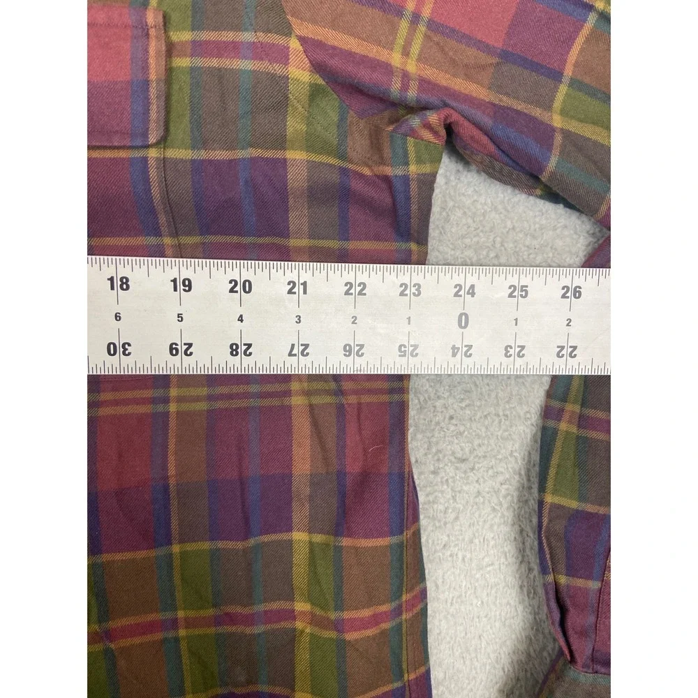 Polo‎ Ralph Lauren Slim Whitfield Luxury Flannel Shirt Mens Large Plaid